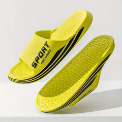 Men's Open Toe Slippers Lightweight Indoor Outdoor Slippers