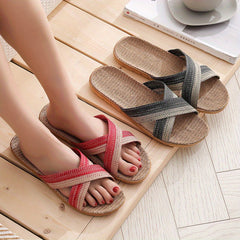 Girls Open Toe Slippers Random Pattern Lightweight Breathable Slippers
