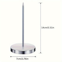 2pcs Stainless Steel Memo Holder Spike Stick for Bill Receipt