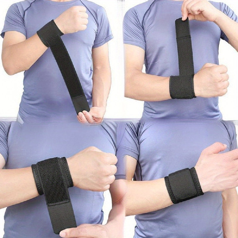 2pcs Pressure Wristbands for Weightlifting Badminton Basketball