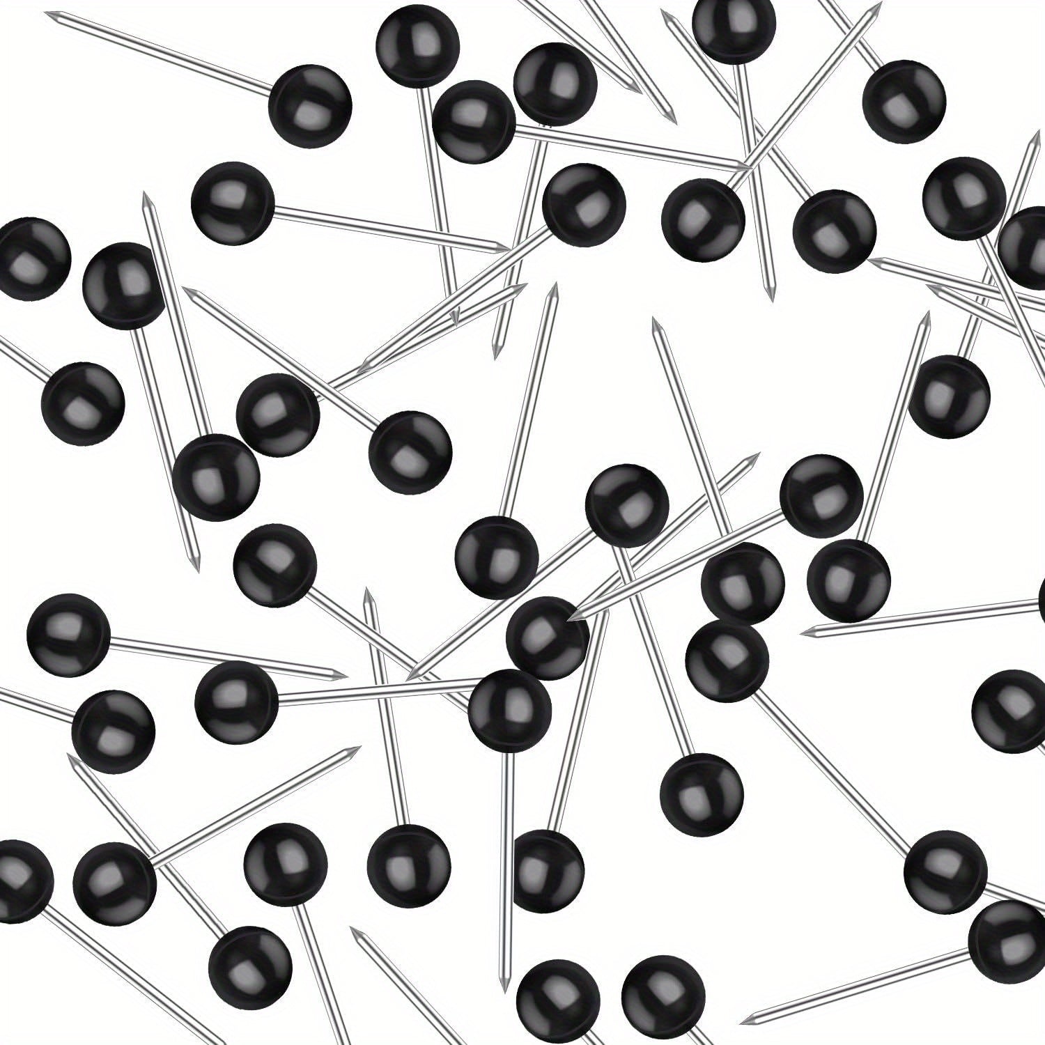 500pcs Map Push Pins 1 8 Inch Map Nails Round Head Large Head Pins