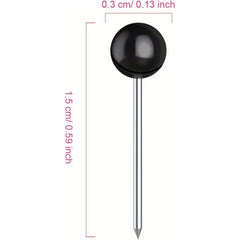 500pcs Map Push Pins 1 8 Inch Map Nails Round Head Large Head Pins