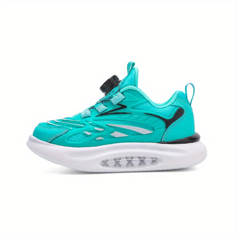 Boys Low Top Luminous Platform Sneakers w/ Rotating Button
