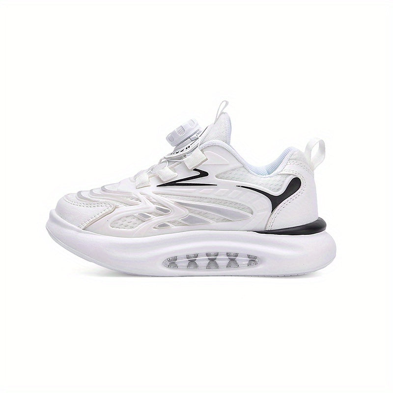Boys Low Top Luminous Platform Sneakers w/ Rotating Button
