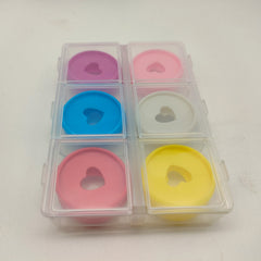 12pcs 28MM Box Love Round Plate Binding Buckle Loose leaf Book Accessories
