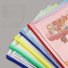 22pcs A5 Zipper Style Transparent Document Bag