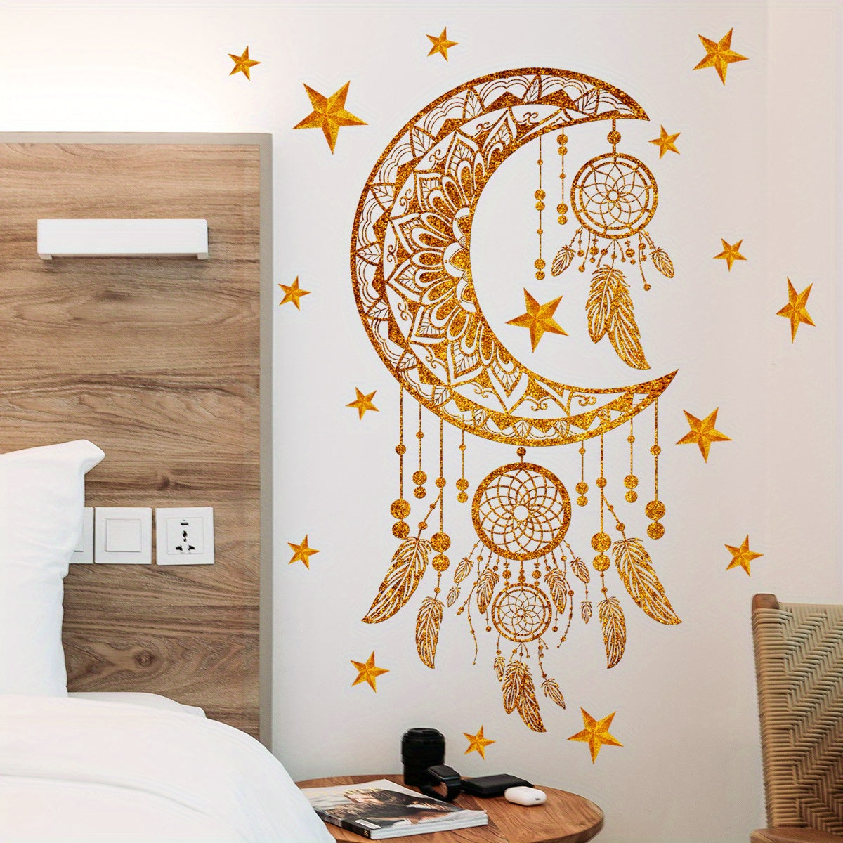 Lantern Moon Wall Sticker Self Adhesive Decoration