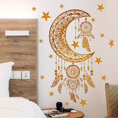 Lantern Moon Wall Sticker Self Adhesive Decoration