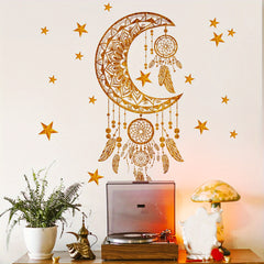 Lantern Moon Wall Sticker Self Adhesive Decoration