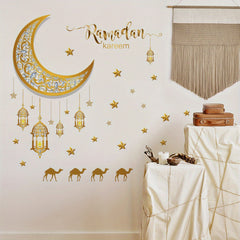 Lantern Moon Wall Sticker Self Adhesive Decoration