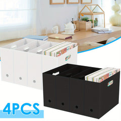4pcs Collapsible Scrapbook Paper Organizer