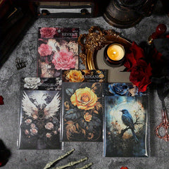 20pcs Gothic Fantasy Paper Pack - 4 Styles American Retro