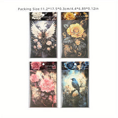 20pcs Gothic Fantasy Paper Pack - 4 Styles American Retro