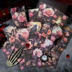 20pcs Gothic Fantasy Paper Pack - 4 Styles American Retro