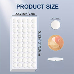300 Double Sided Round Dot Stickers Clear Glue Point No Trace Adhesive