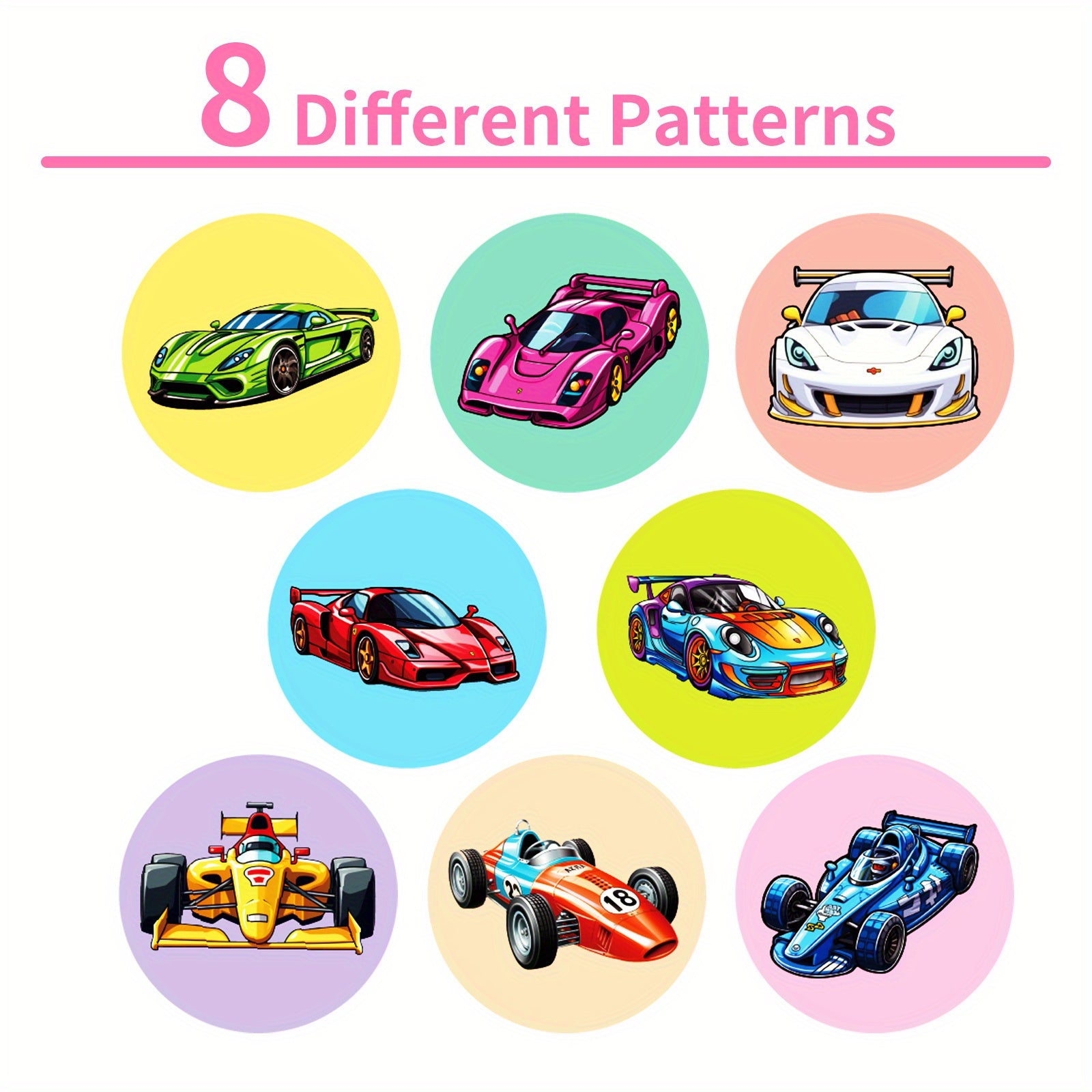 Racing Running Roll Sticker Seal Reward Sticker Suitcase Notebook Decoration