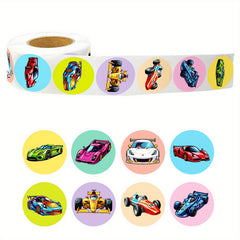 Racing Running Roll Sticker Seal Reward Sticker Suitcase Notebook Decoration