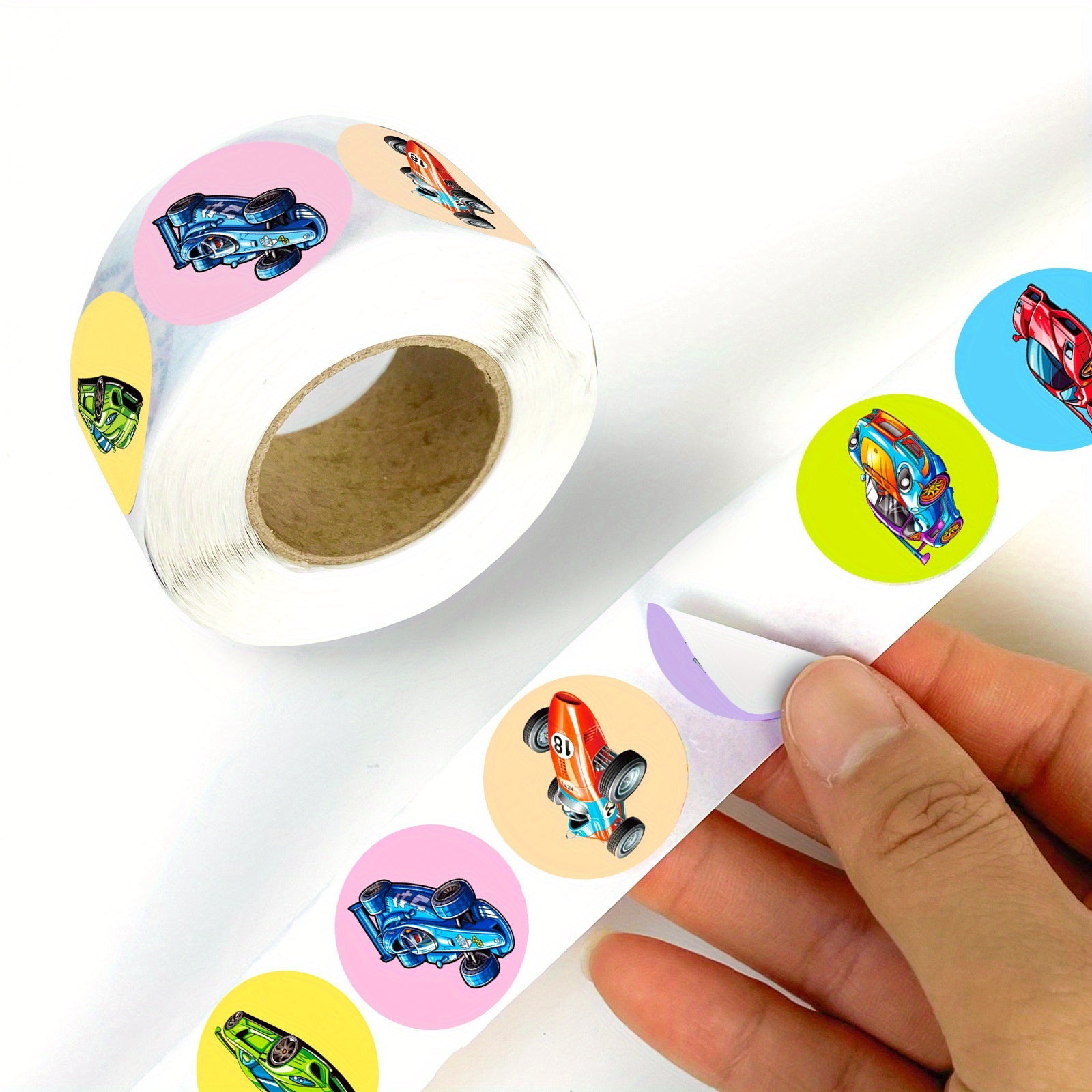 Racing Running Roll Sticker Seal Reward Sticker Suitcase Notebook Decoration