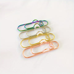4pcs Love Pen Clip Metal Pen Accessories Ballpoint Pen Clip Portable Pen Buckle