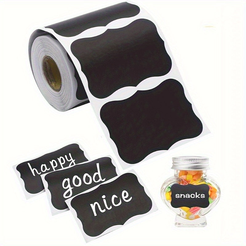 Waterproof Label Stickers for Kitchen Pantry Containers - 120 Rolls