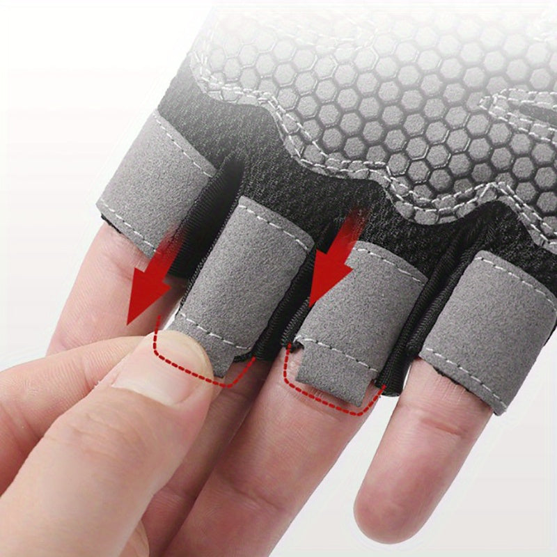 Gym Workout Gloves Wrist Support Full Palm Protection Weightlifting