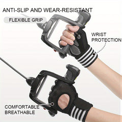 Gym Workout Gloves Wrist Support Full Palm Protection Weightlifting