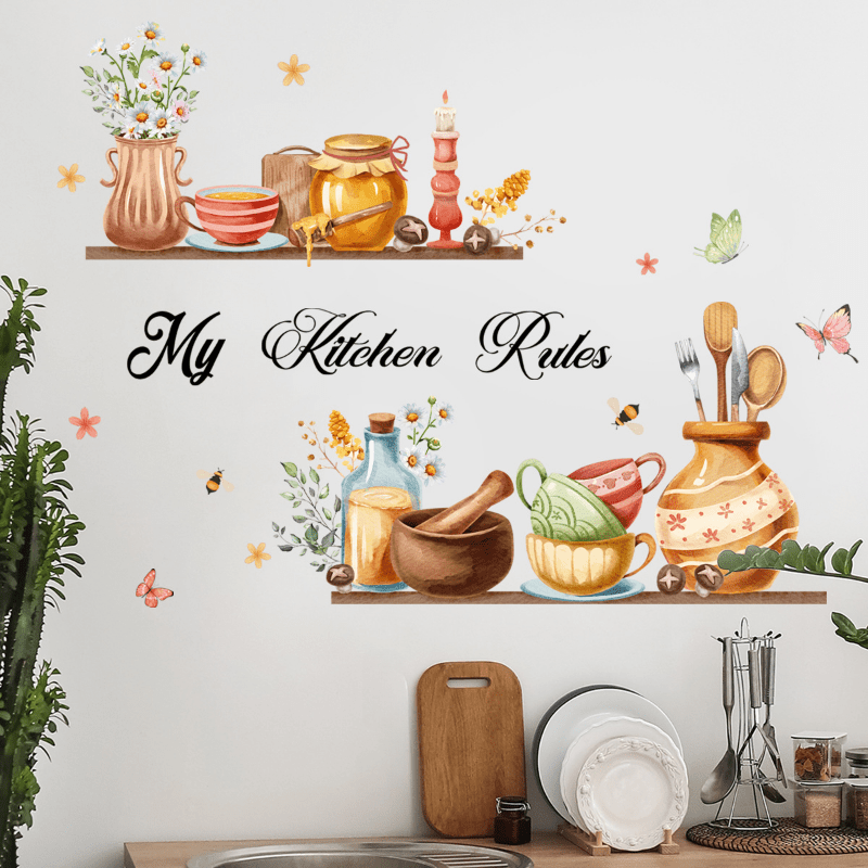 1pc Removable Kitchen Wall Stickers Decor