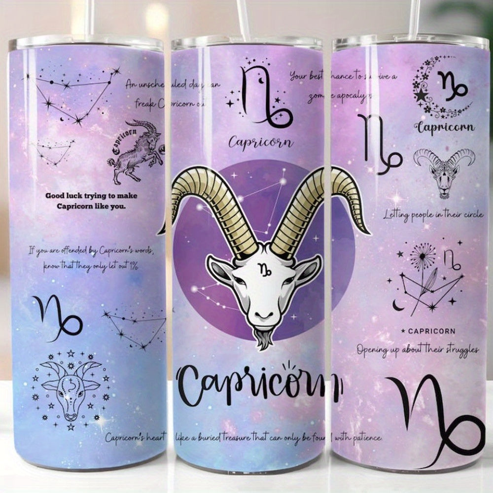 Zodiac Celestial Horoscope UV DTF Cup Wrap Stickers for 20 oz Cups Skinny Tumble