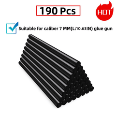 190pcs Long Hot Melt Glue Sticks Strong Adhesive 0.69 27.0cm