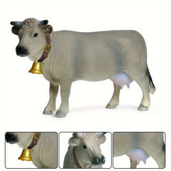 Farm World Animal Figurine Farm Toys for Birthday Gift Braunvieh Cow
