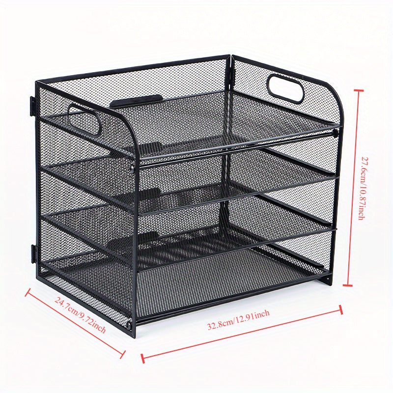 Desktop Metal File Rack for Archiving Documents