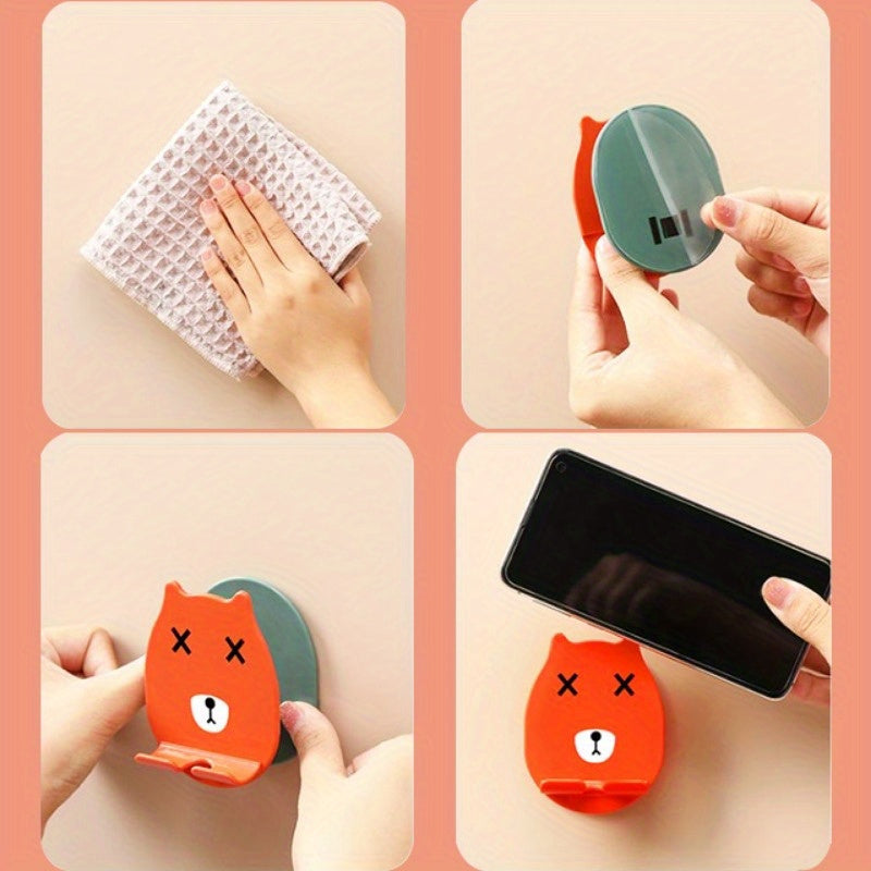Toothbrush Holders Bathroom Office Home Wall Mounted Hooks Organizer