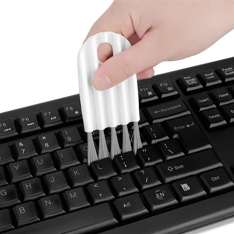 4pcs Flexible Keyboard Cleaning Brush Cup Cover Groove Gap Supplies