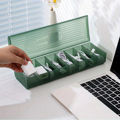 Data Cable Organizer Box for Charge Cable Management
