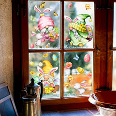 Easter Window Sticker Static Double Sided Pattern Removable S