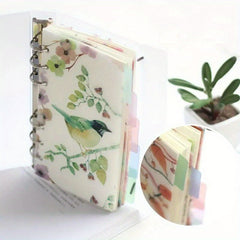 5pcs A5 A6 Binder Index Pages For 6 hole Loose leaf Notebook Divider