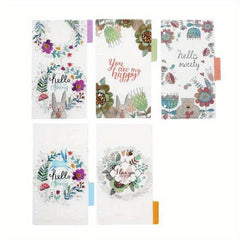5pcs A5 A6 Binder Index Pages For 6 hole Loose leaf Notebook Divider