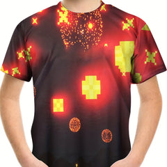Kids 3D Print Casual T shirt Graphic Tees Outdoor Sports Top