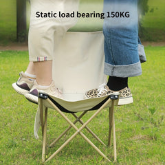 Portable Folding Chair for Outdoor Activities with Carry Bag and Side Pocket