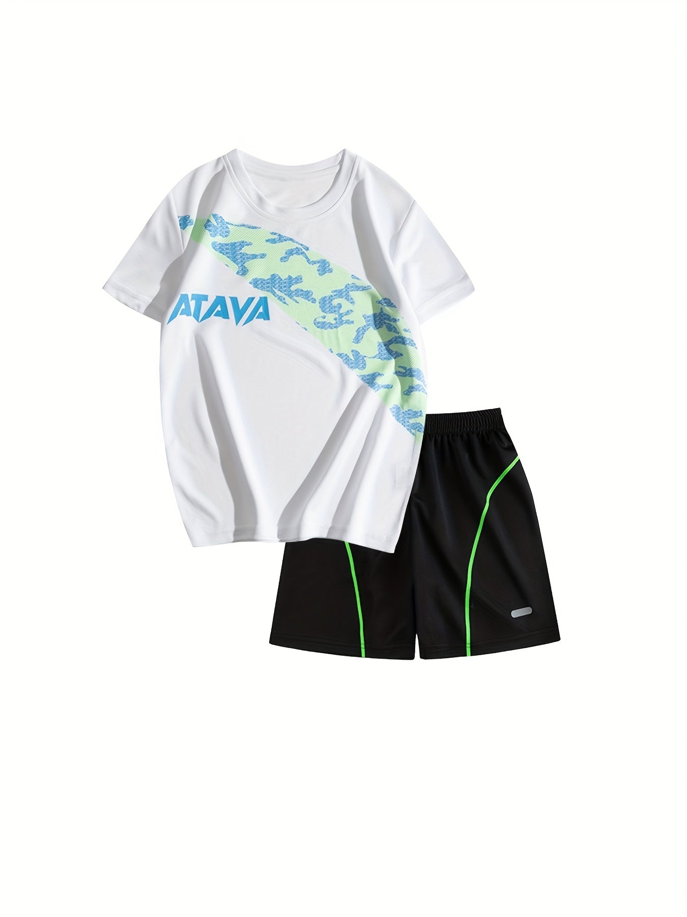 Boys Sports Suit Short Sleeves Tops & Bottoms Summer Kids Clothes