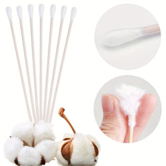 6-Inch Cotton Swabs with Wooden Handles for Cleaning Tactical Accessories