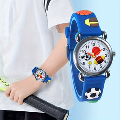 Stylish Boys Sports Electronic Watch with 3D Printed Designs