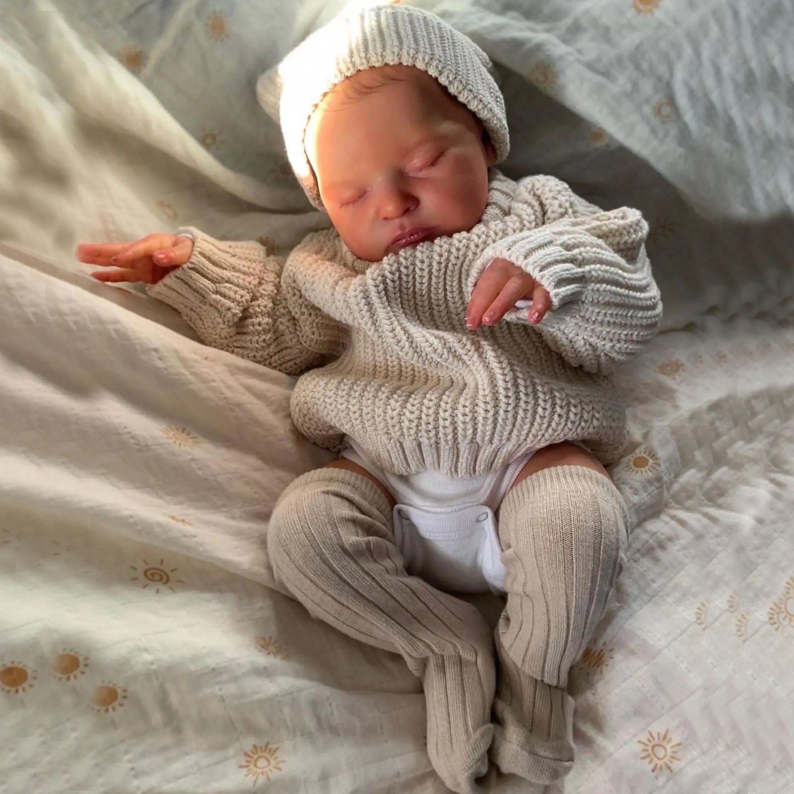 Ultra Soft 19 Reborn Youngsters Doll with Realistic 3D Skin & Veins
