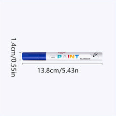 12pcs Paint Pens Fine Tip 12 Vibrant Colors DIY Crafts Art Surface Painting on G