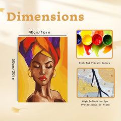 1pc Abstract Woman 40x50 Unframed Digital Painting Set DIY Home Decor Canvas Kit