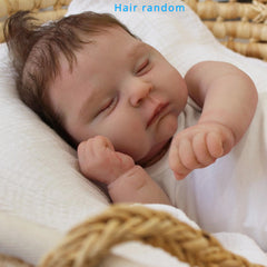 20in Soft Silicone Newborn Baby Doll w/ 3D Skin & Cloth Body Lifelike Gift