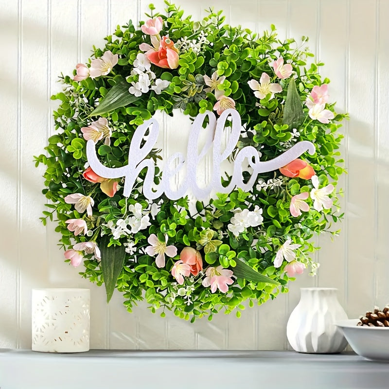 1pc Welcome Door Hanging Garland Holiday Decoration Party Supplies