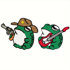 Funny Fat Frog Morale Patch for Caps Uniforms Vests Backpacks