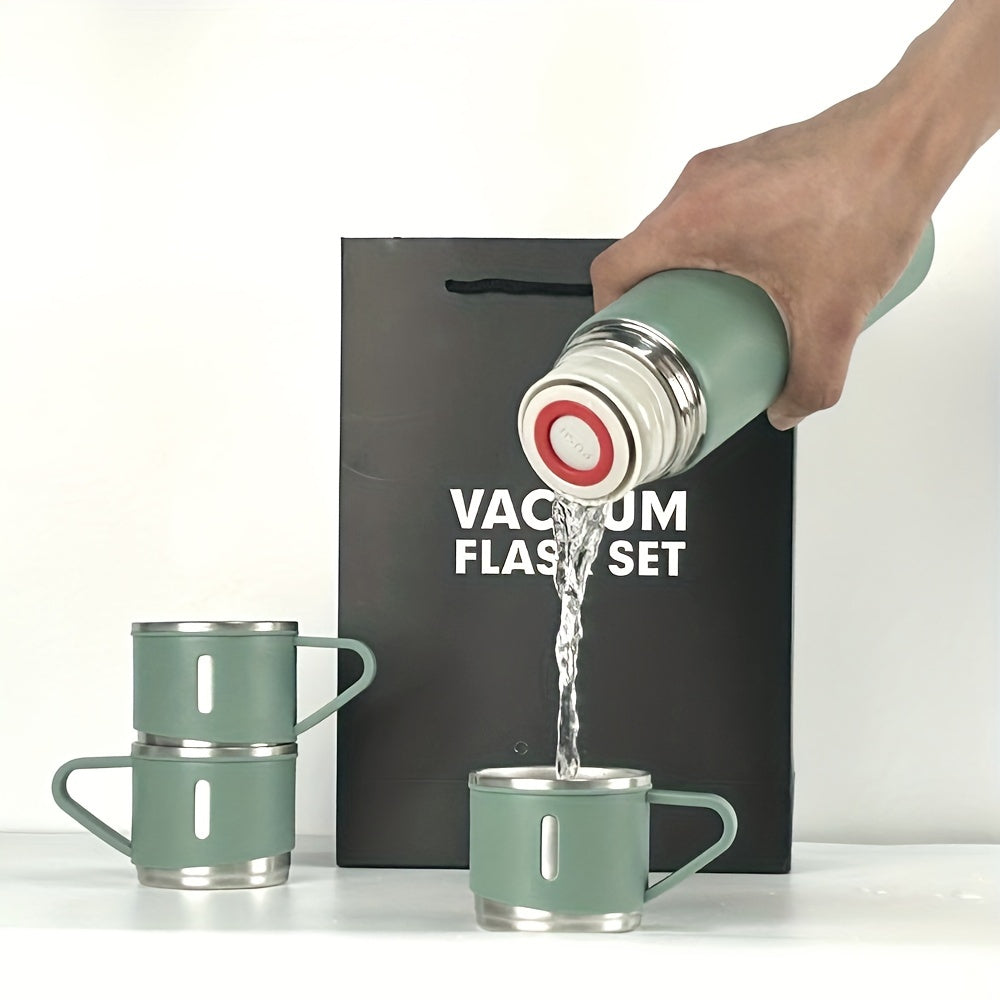 500ml Stainless Steel Insulated Water Cup Business Set