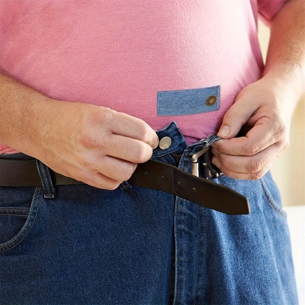 4pcs Elastic Waist Extender Adjustable Pants Jeans Trousers Waistband
